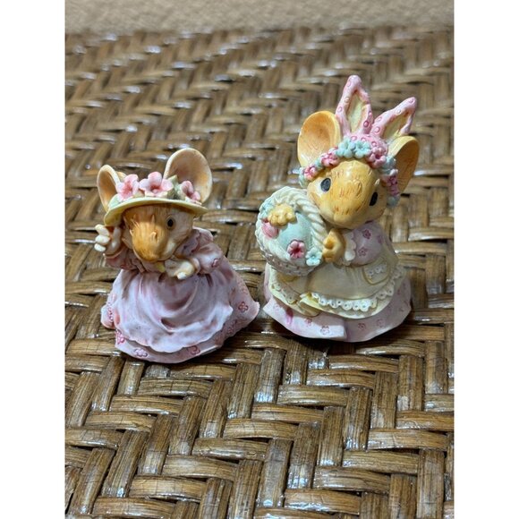 Little Cheesers By Gantz Charming Collectible Mouse Figurines In Spring - Picture 2 of 7
